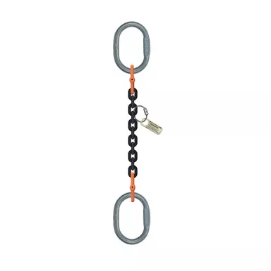 1/2" x 10 ft Type CO Single Leg Grade 100 Chain Sling - 15000 lbs WLL