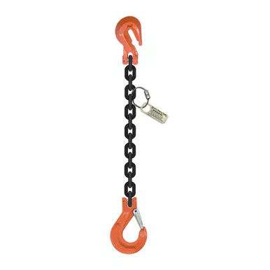 1/2" x 10 ft Type SGS Single Leg Grade 100 Chain Sling - 15000 lbs WLL