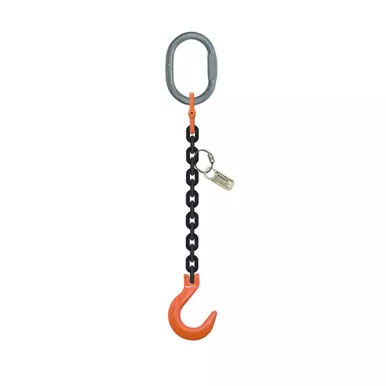 1/2" x 10 ft Type SOF Single Leg Grade 100 Chain Sling - 15000 lbs WLL