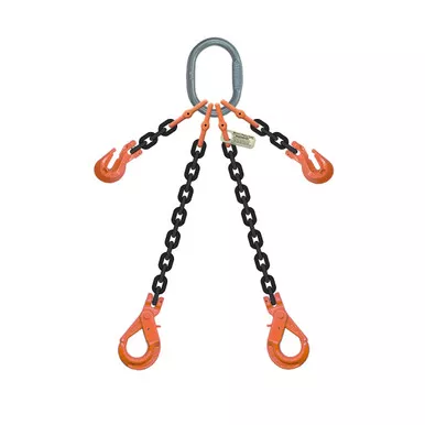 1/2" x 20 ft Type ADOSL Adjustable 2-Leg Grade 100 Chain Sling - 26000 lbs WLL