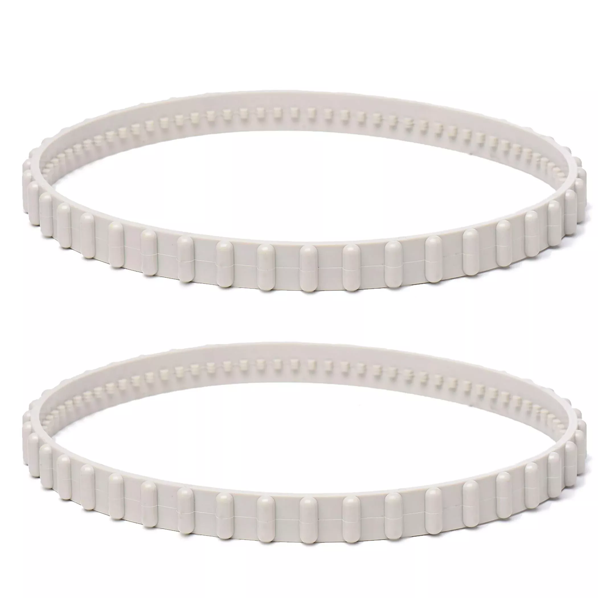 (2 Pack) AR-PRO RCX23002 Replacement Soft Tread Drive Belt - Premium, Heavy-Duty Rubber Pool Cleaner Parts | Compatible with Aquavac Tiger Shark (Plus and QC) and SharkVac Pool Cleaners