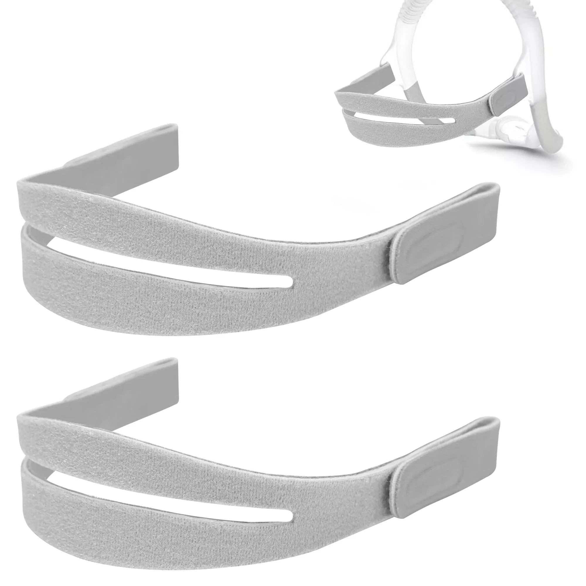 2 Pack CPAP Headgear Compatible with Airfit N30i /P30i & Airtouch N30i, Adjustable Strap for N30i and P30i, Great Value Supplies by Medihealer.
