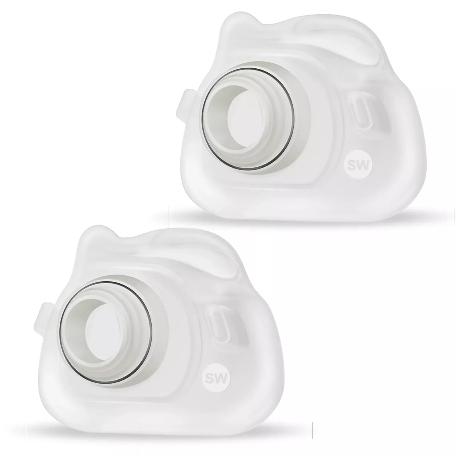 2 Packs Reliable Silicone Cushion for AirFit F40 Full Face Replacement Cushion (Small Wide)