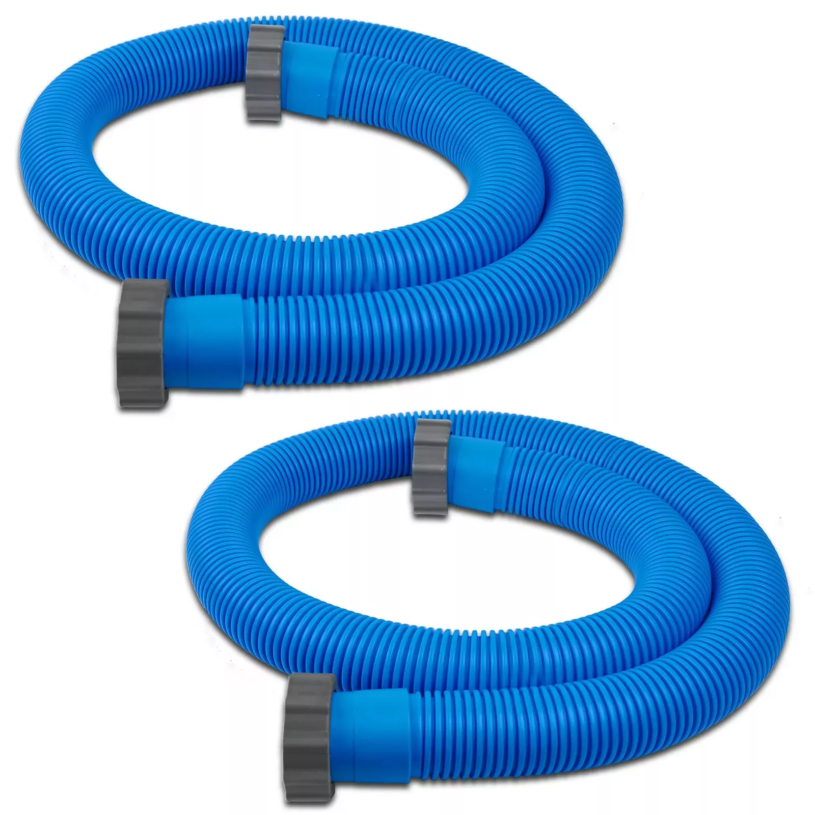 2 Pcs 1.5 Inch Hoses for Above Ground Pools - 1 1 /2 Inch Diameter, 59