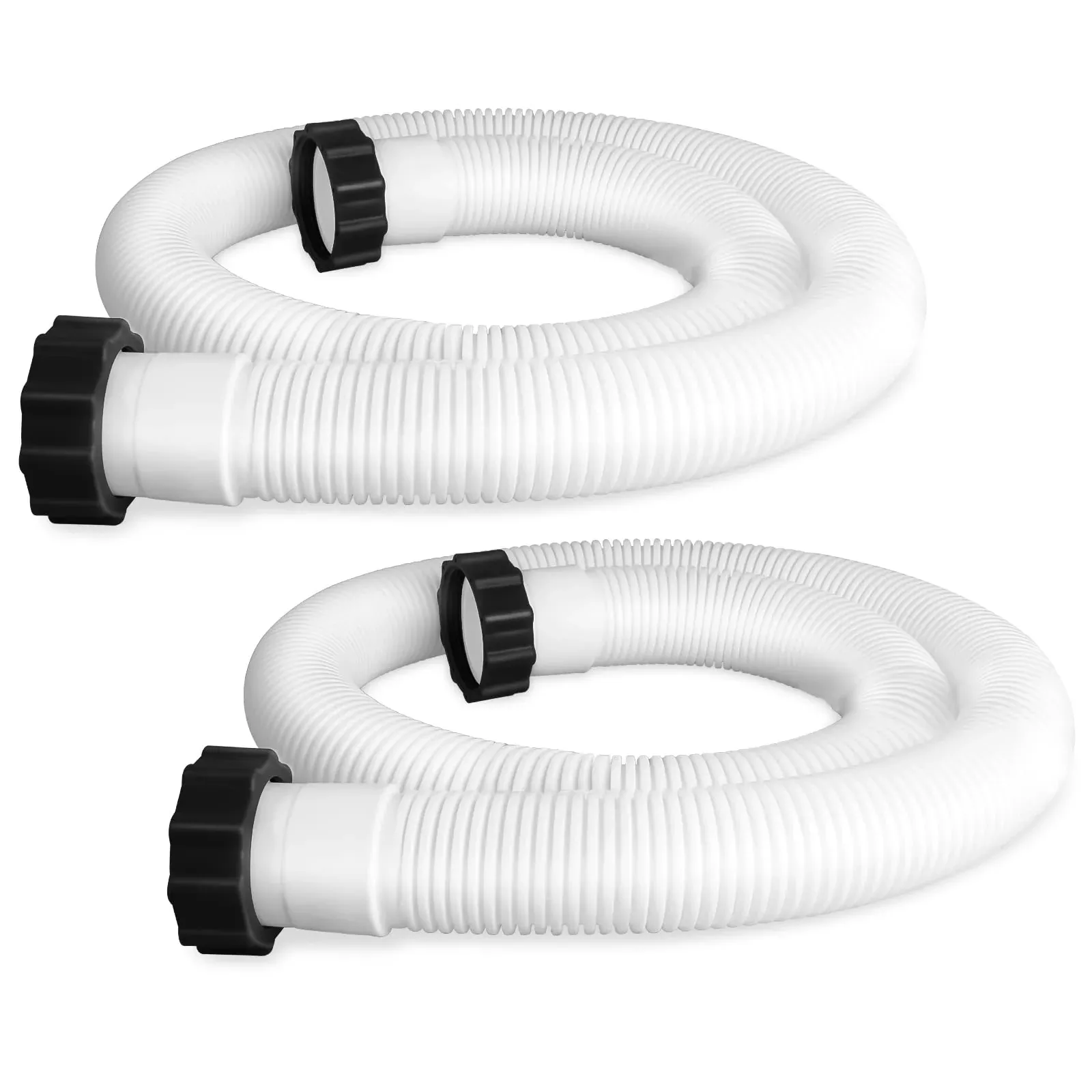 2 Pcs Pool Hoses for Above Ground Pools 1 1 /2 Inch Diameter 59