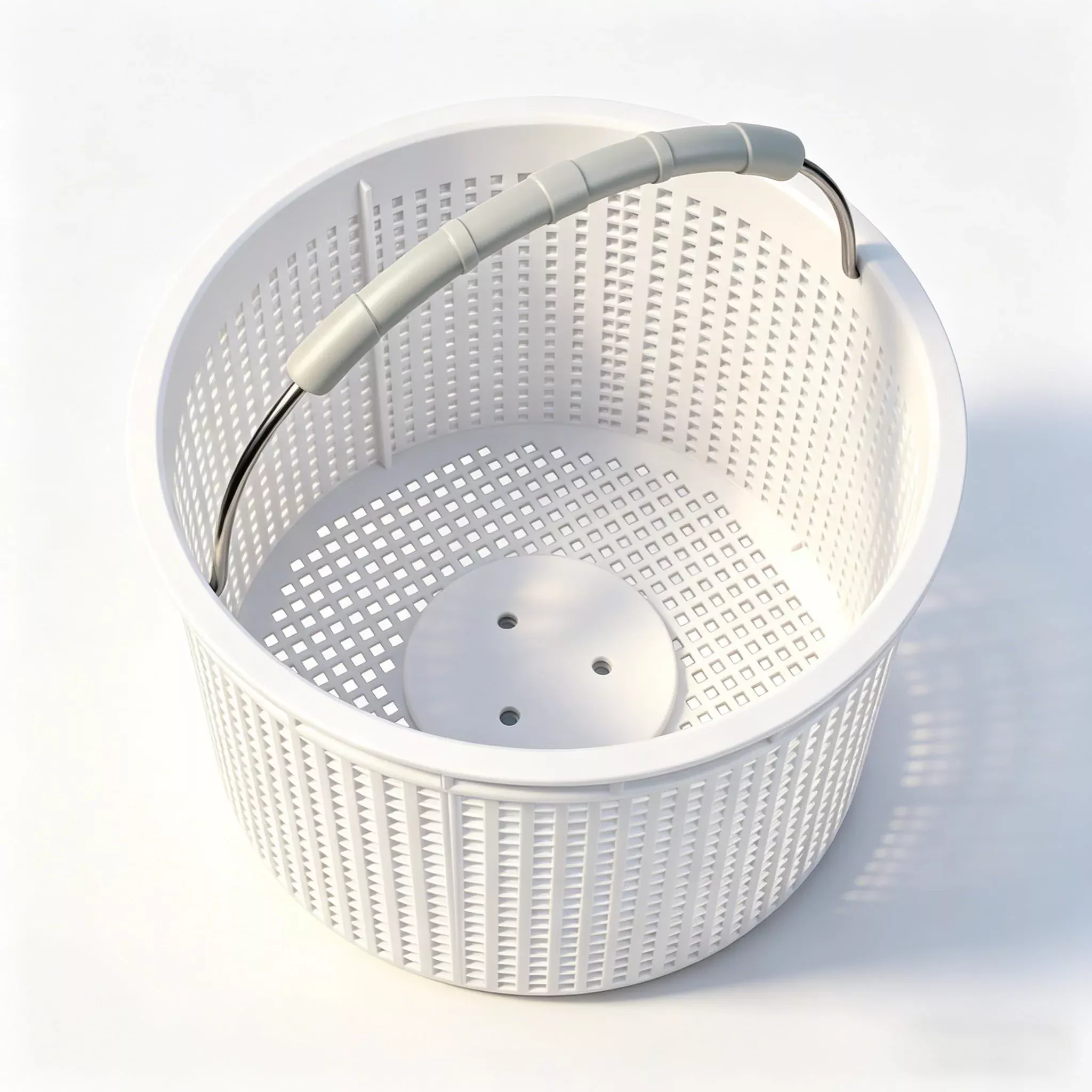 2026 New SPX1082CA Pool Skimmer Basket for Inground Pool Replacement Hayward Skimmer Basket SP1082 SP1083 SP1084 1085 1086 SP1075 ,for Aladdin B-152 Skimmer,316 Stainless Steel Handle with Rubber Grip