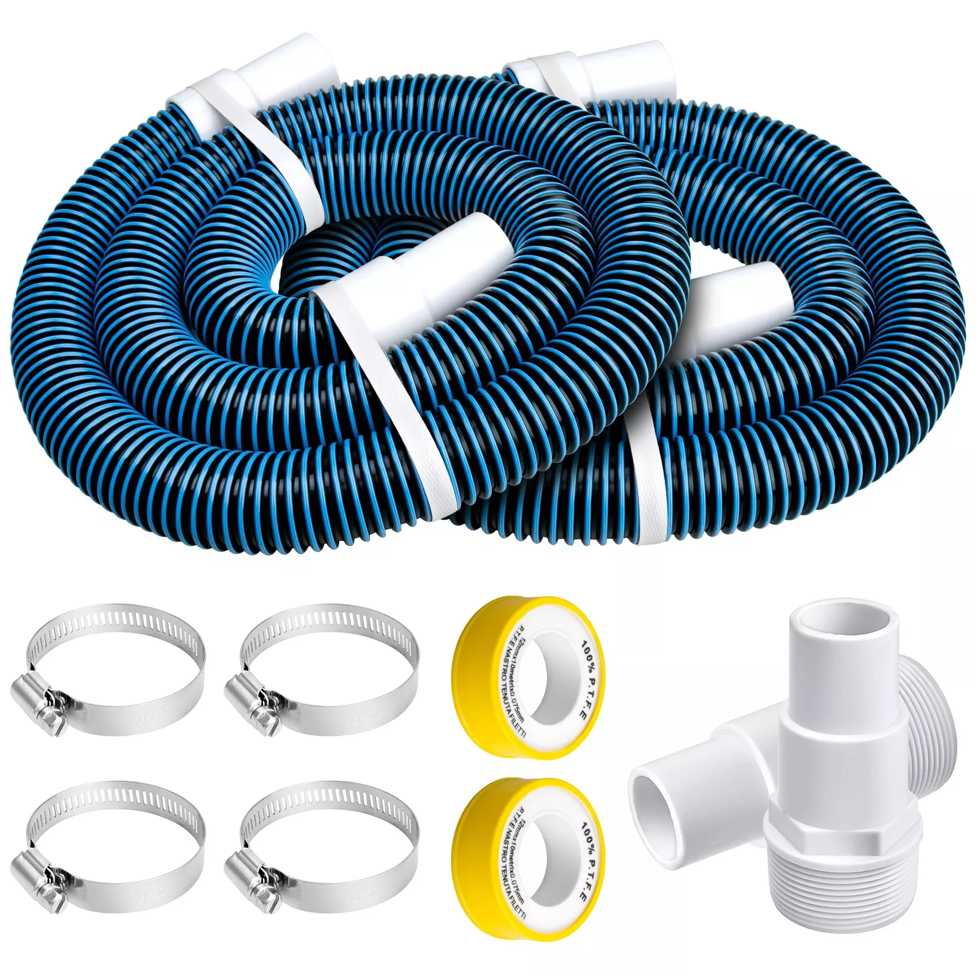 6 Ft Above Ground Pool Hoses for Hayward Filter Pump, 1-1 /2