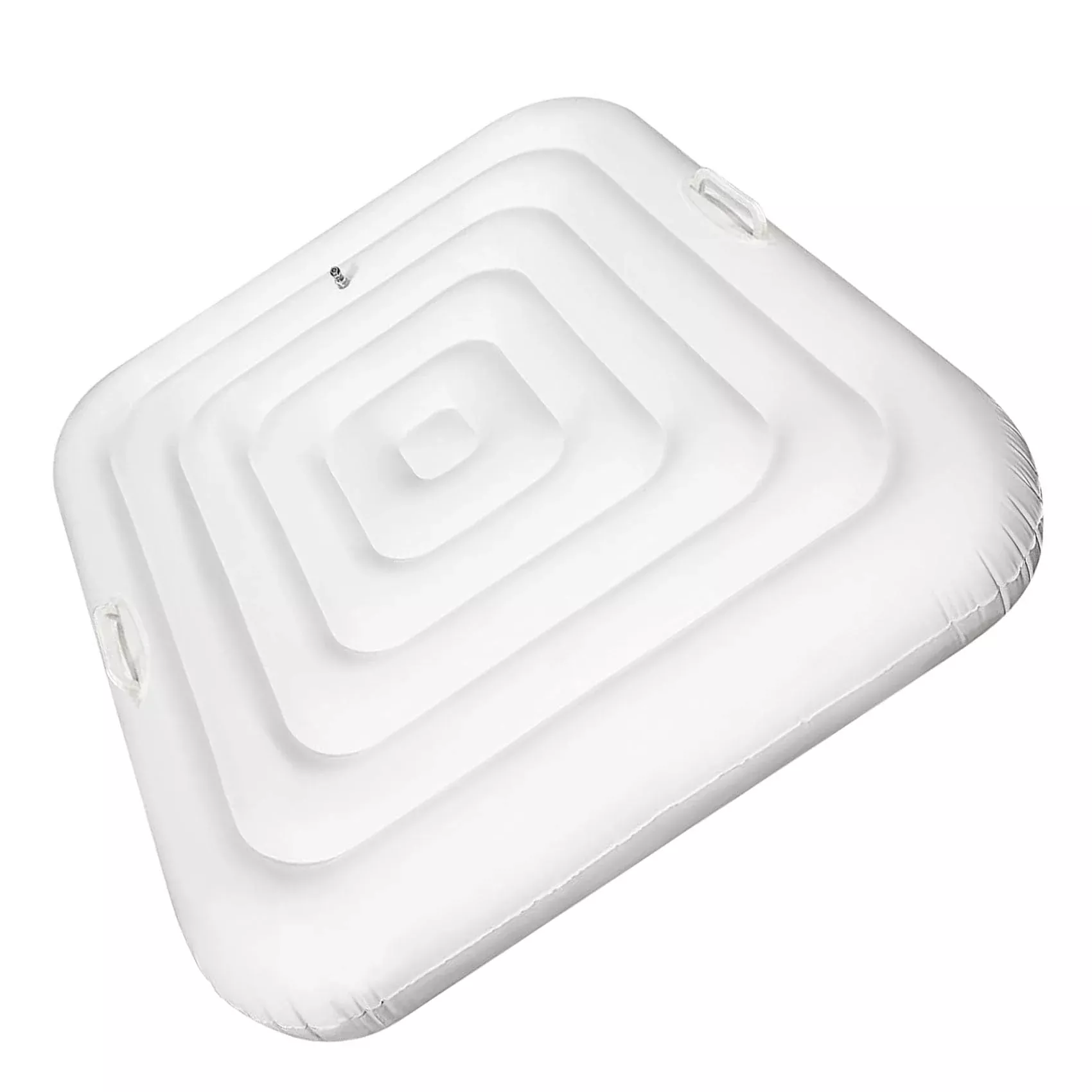 Adozsb Inflatable Hot Tub Cover Energy Saving Lid Compatible with SaluSpa Coleman Spa for Outdoor Hot Tub Windproof Rain-Proof Cover Protector for Hot Tubs Durable Energy-Saving (Square-4.2ft-Handle)