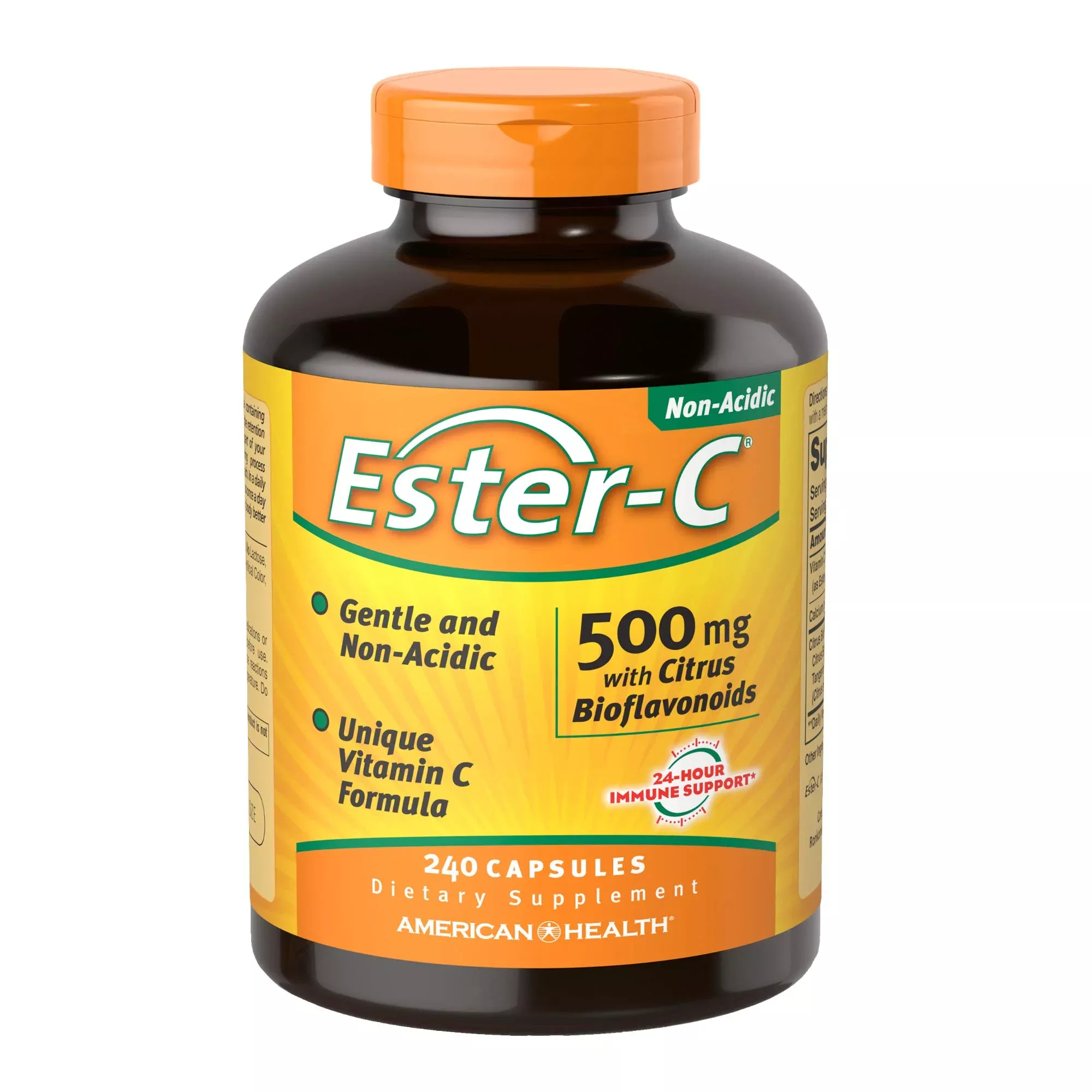 American Health Ester-Vitamin C with Citrus Bioflavonoids 500 Milligrams 240 Capsules