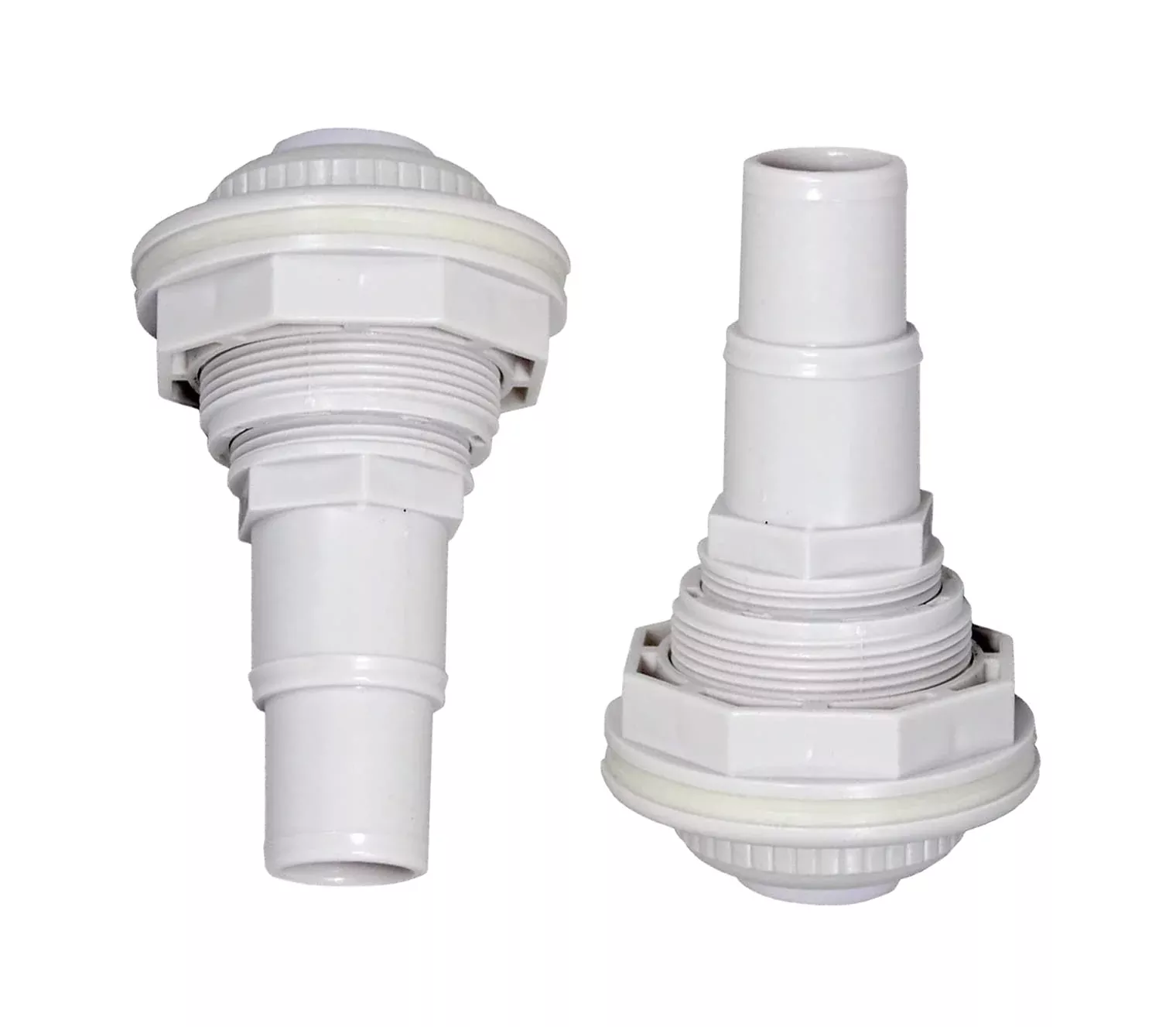 ATIE SP1023 Above Ground Pool Complete Return Outlet Jet Fitting with Gaskets and Adapter for Hayward SP1023 1-1 /2-Inch FIP Inlet Return Fitting with Locknut and Gasket (2 Pack)