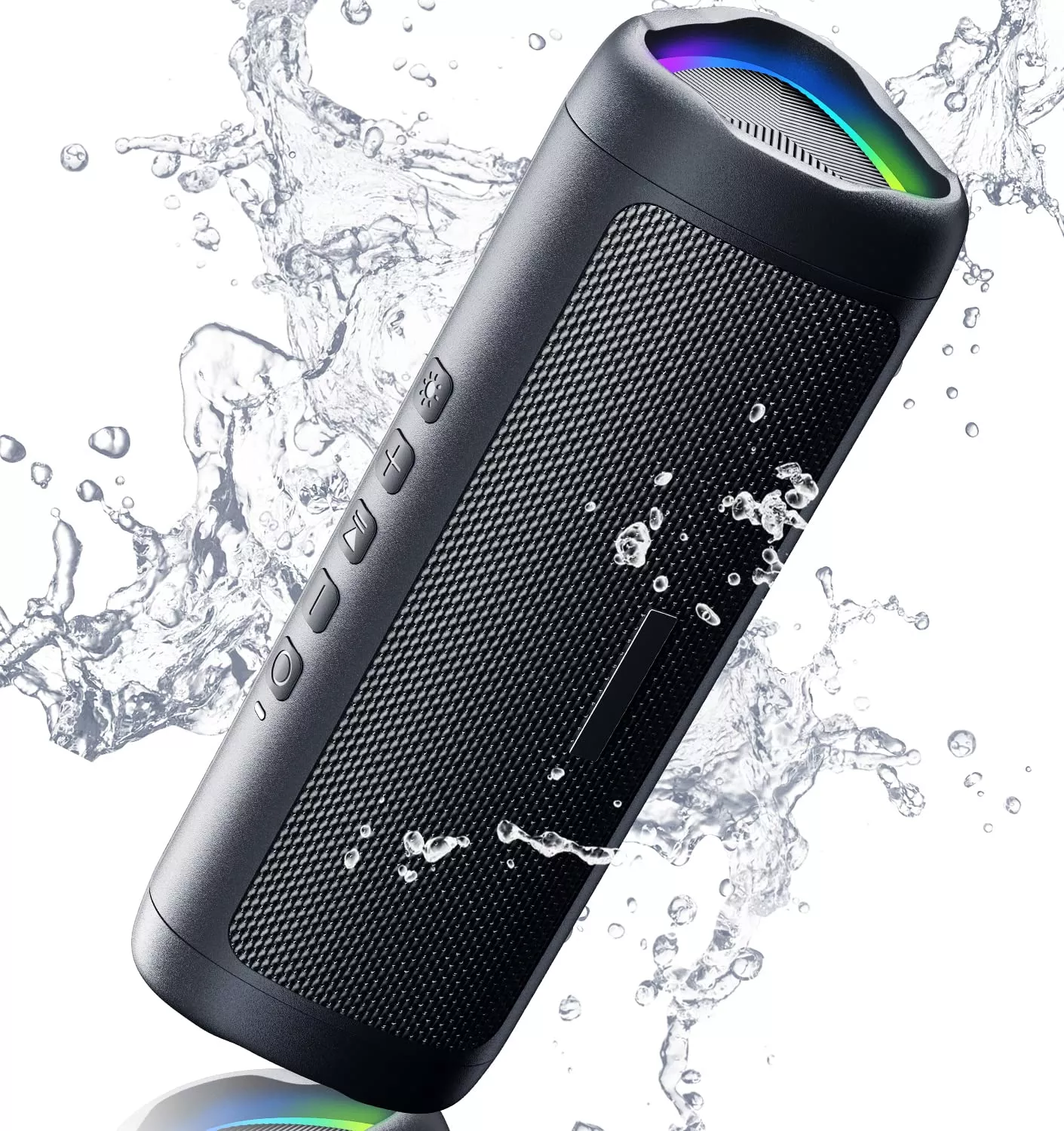 BolaButty Bluetooth Speaker with HD Sound, Portable Wireless, IPX5 Waterproof, Up to 20H Playtime, TWS Pairing, BT5.3, for Home /Party /Outdoor /Beach, Electronic Gadgets, Birthday Gift (Black)