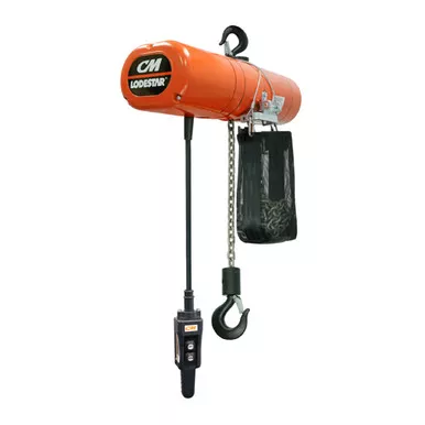 CM 1/2 Ton x 20 ft Lodestar Electric Chain Hoist - #3144NH