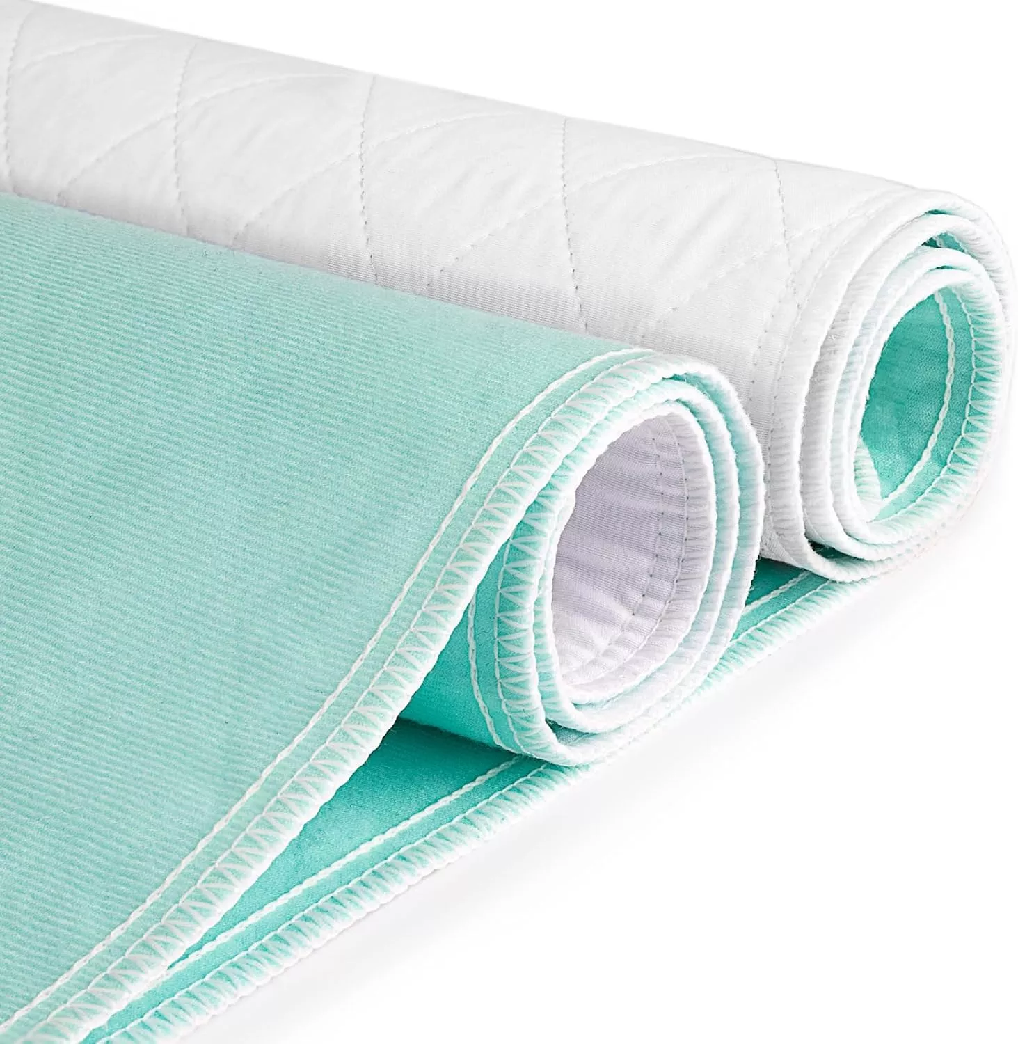CoolShields Waterproof Bed Pads Incontinence Washable Reusable Bedwetting Mattress Protector Pad for Kids, Adults, Elderly, and Pets 34'' x 52'' (4 Pack)