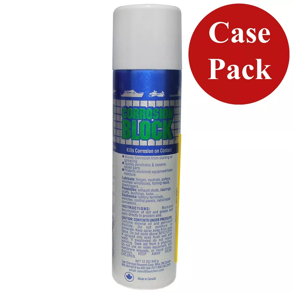 Corrosion Block 12oz Aerosol Can - Non-Hazmat, Non-FlammableNon-Toxic *Case of 12*