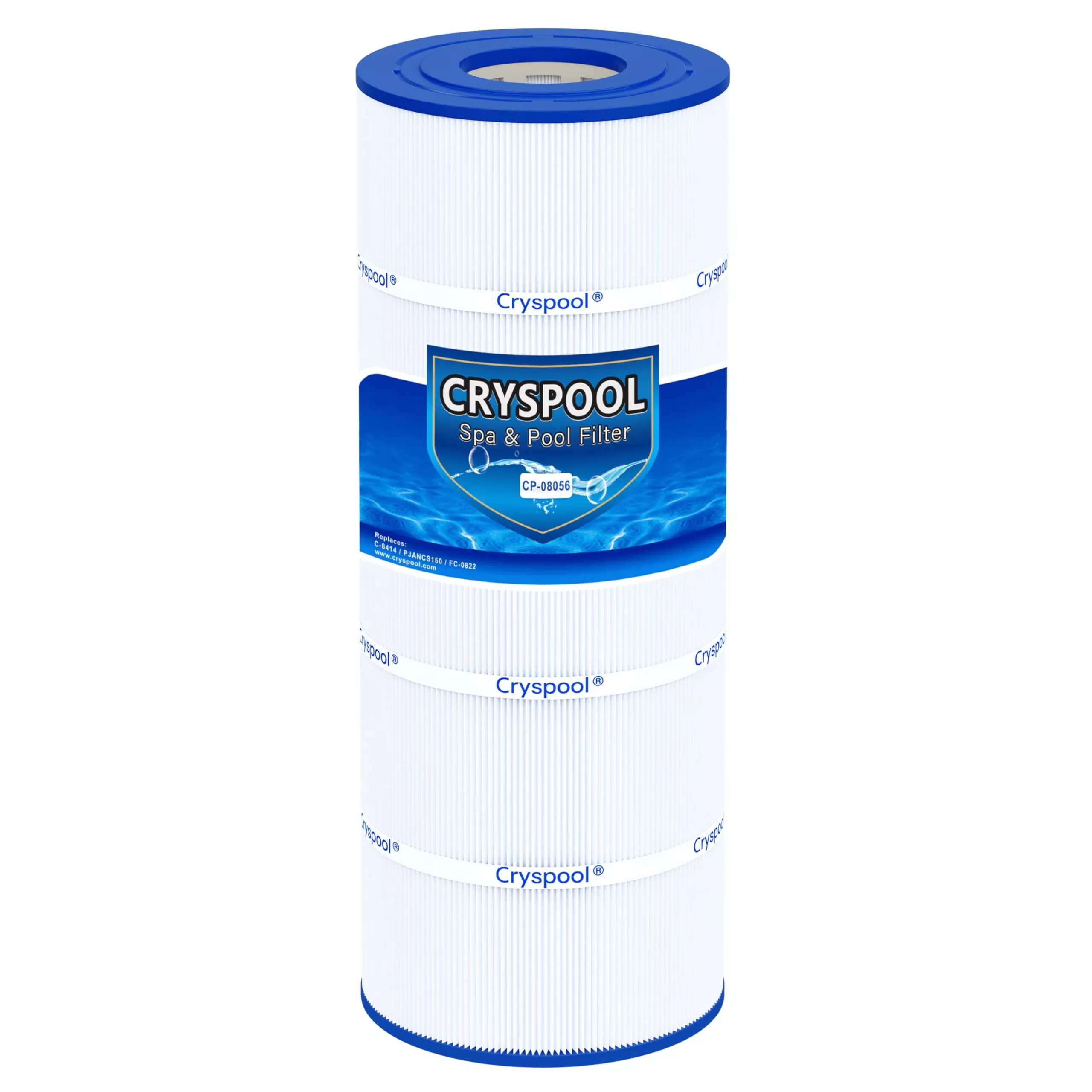 Cryspool 08056 Filter Compatible with Jandy CS150, X-Stream CC1500, CCX1500RE, Pro Clean 150, PWWCT150, R0462300, PJANCS150, C-8414, FC-1287, 150 Sq. Ft Pool Filter Cartridge, 1 Pack