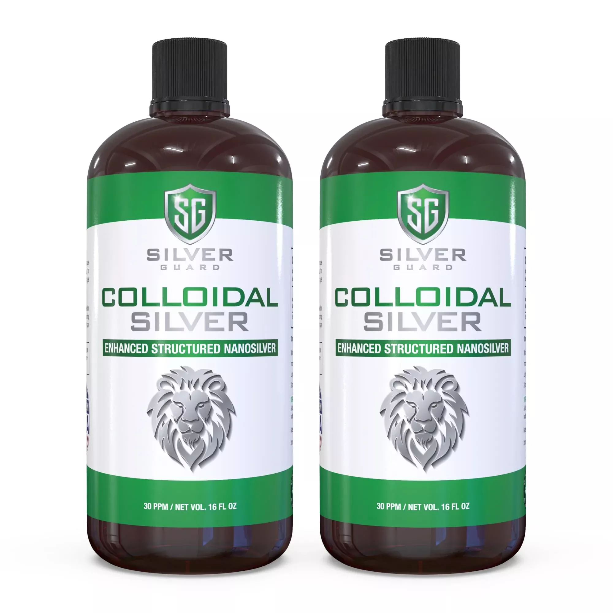 **Enhanced Colloidal Silver Liquid – Ultimate Immune Support Supplement | Immunity Boost & Immune Booster for Adults | Silver Water Solution for Immune Defense | 30 PPM Structured Silver | 2 Pack**