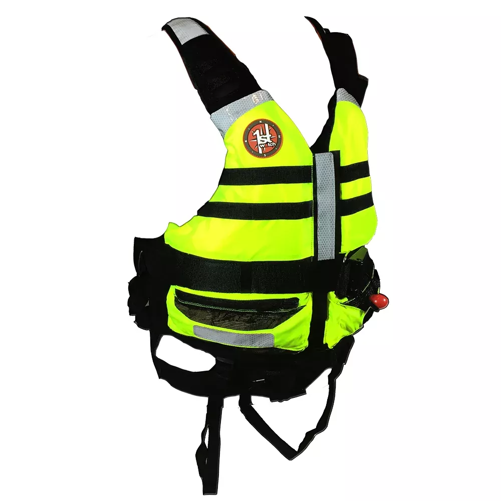 First Watch SWV-100 Rescue Swimmers Vest - Hi-Vis Yellow