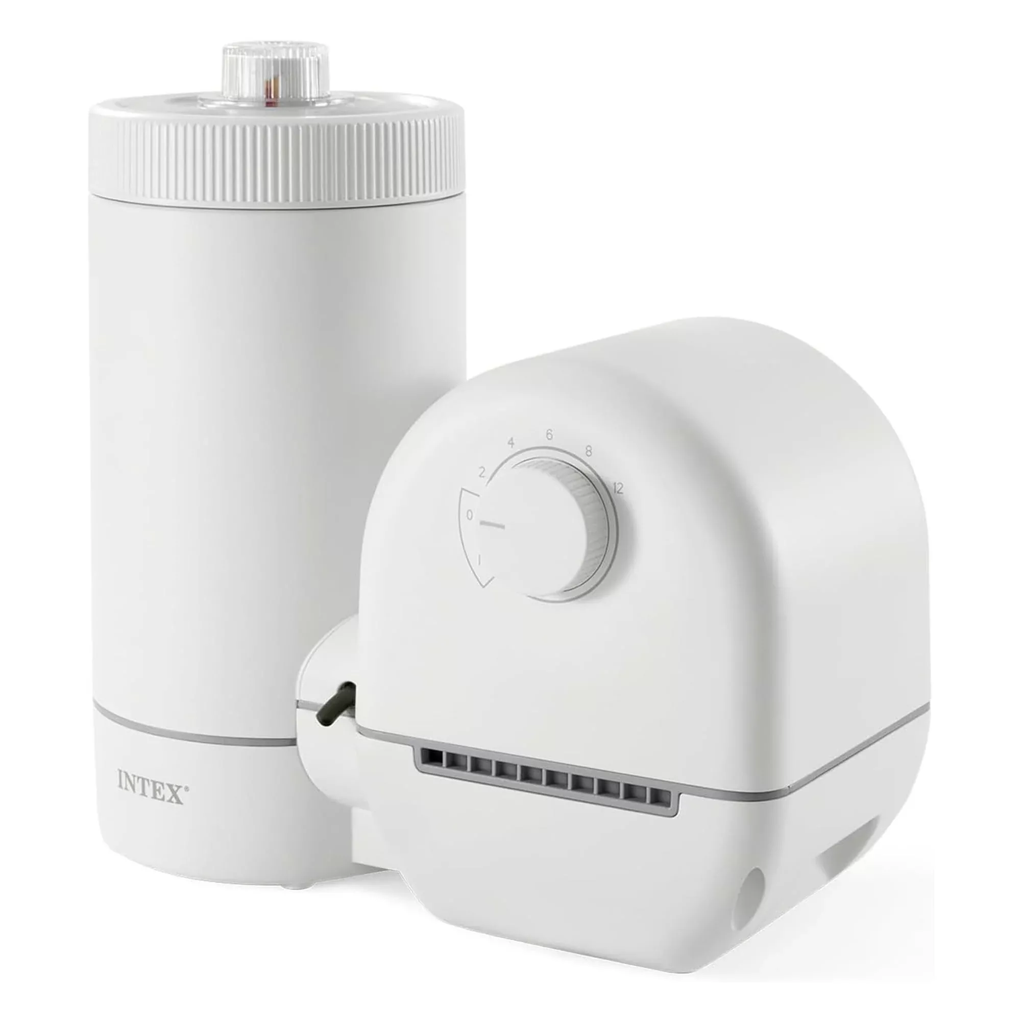 INTEX C1500 Cartridge Filter Pump for AGP: 1500 GPH Pump Flow Rate - Cartridge Gauge Indicator - HydroAeration Technology - Includes Type A Filter Cartridge - Turnover Rate /System Flow 1180 GPH