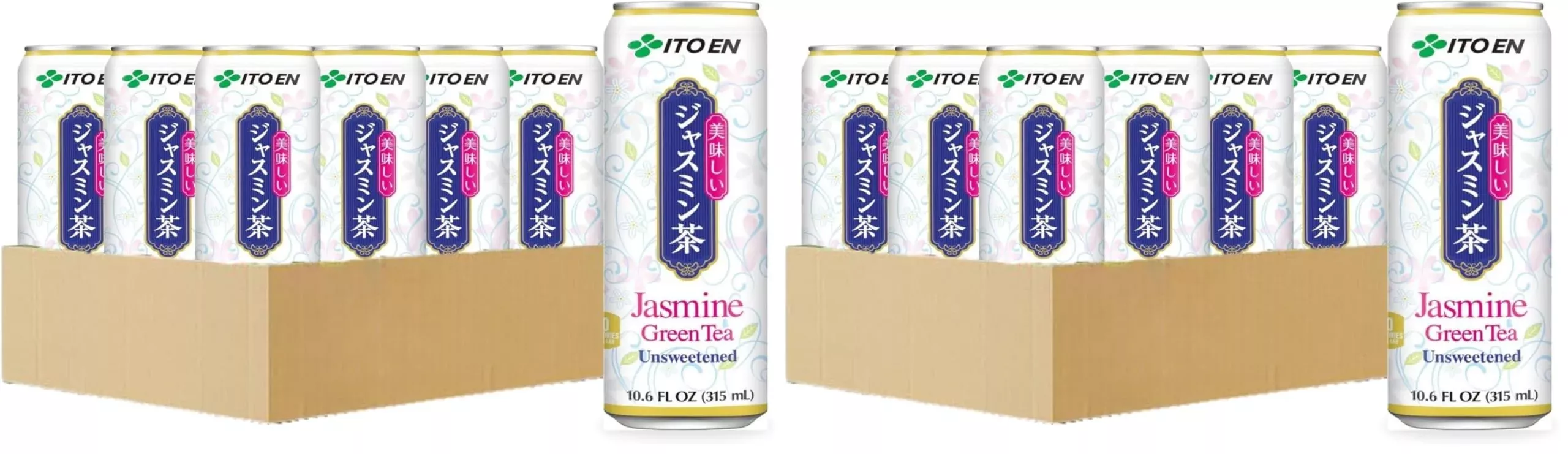 Ito En Jasmine Green Tea, Unsweetened, 10.6 Ounce (Pack of 24)