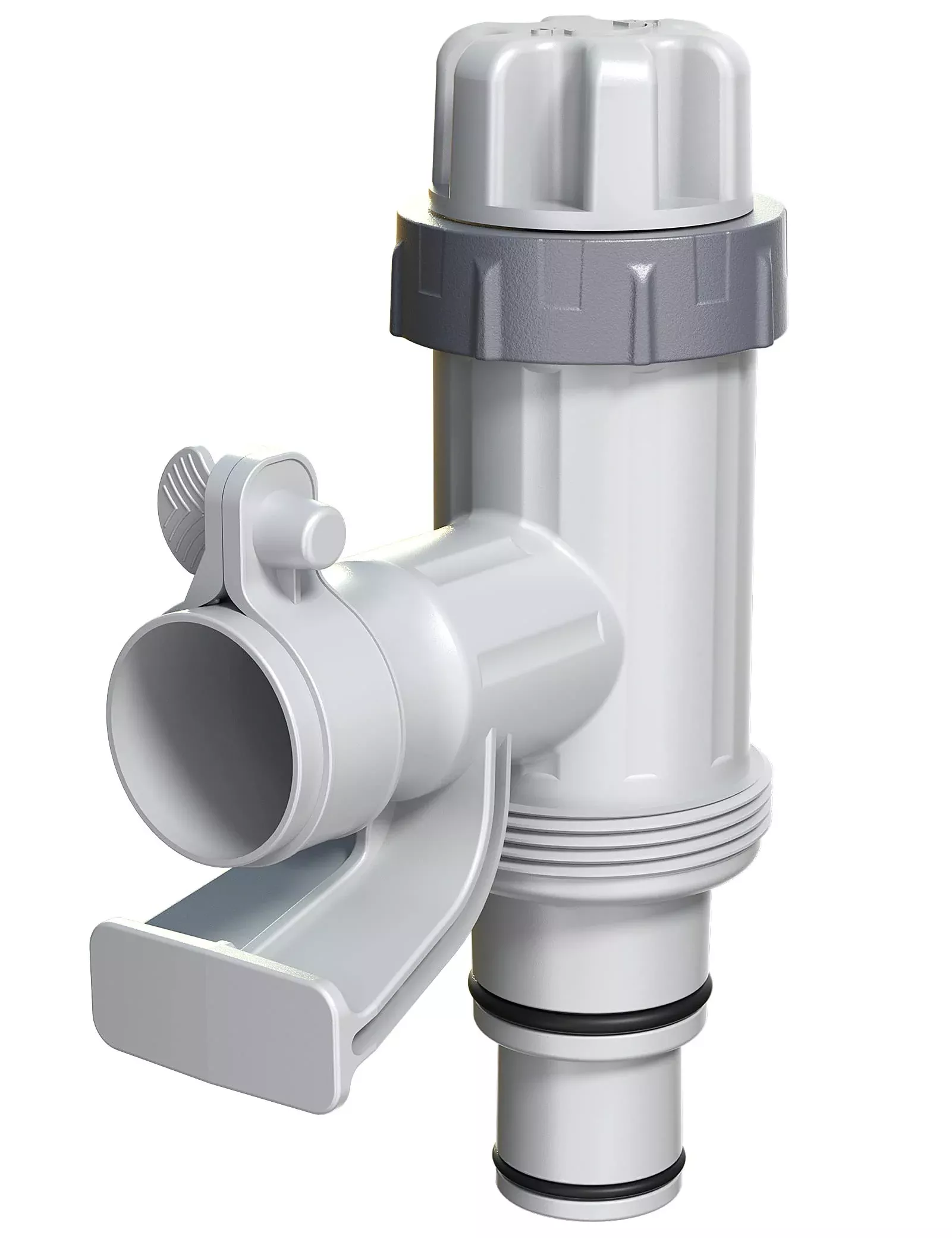 MASCARRY 【Patented】 Plunger Valve for Above Ground Swimming Pool, Pool Replacement Parts with On-Off Valve, Pool Hose Adapter and Pool Pipe Holder, Pool Pump Parts, Above Ground Pool Accessories