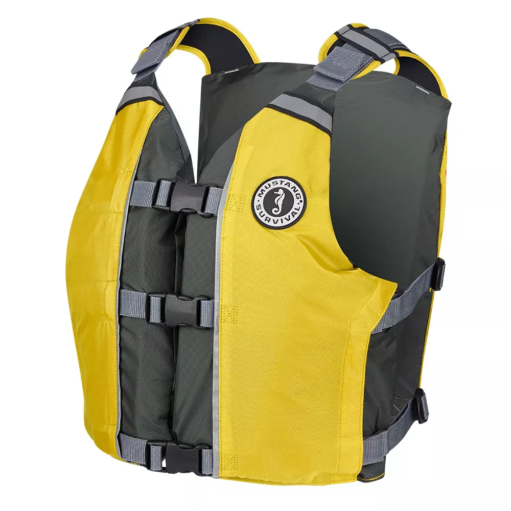 Mustang APF Foam Vest - Universal - Yellow/Grey