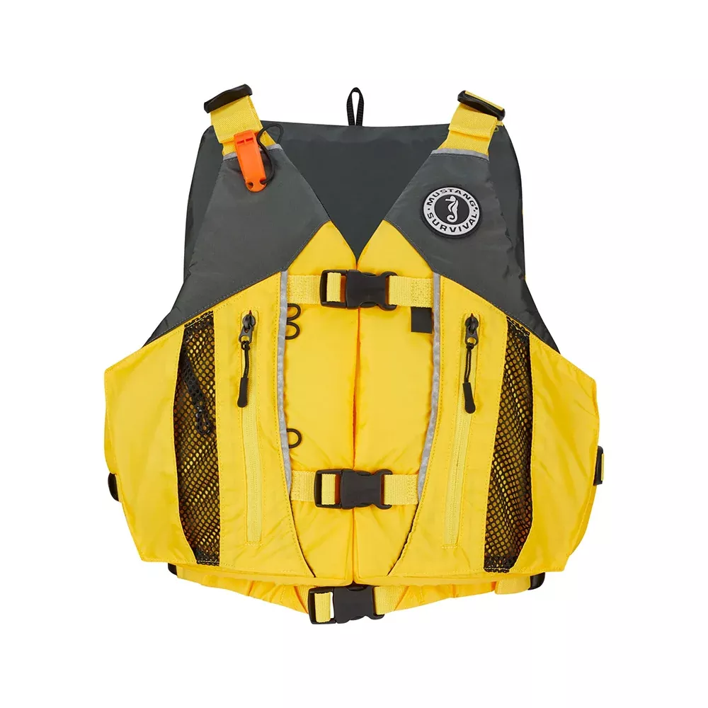 Mustang Solaris Foam Life Vest - XS/S - Yellow/Grey
