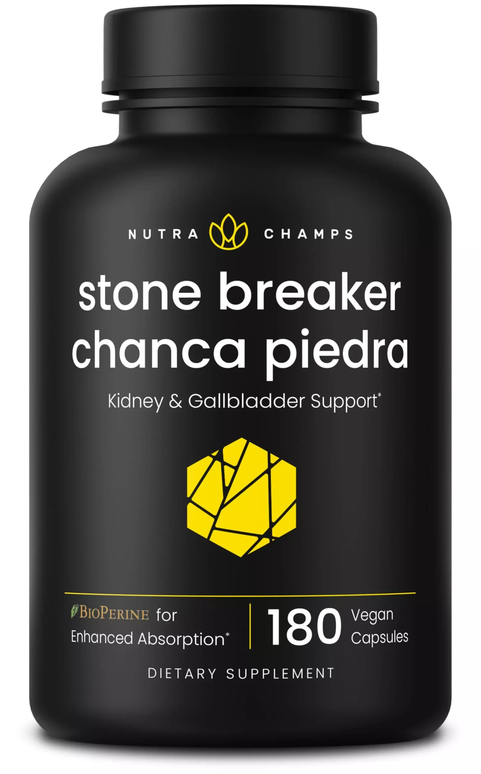 NutraChamps Chanca Piedra Stone Breaker – Kidney & Gallbladder Support Supplement – Urinary Tract & Calcium Oxalate Balance Support with Nettle Leaf & BioPerine