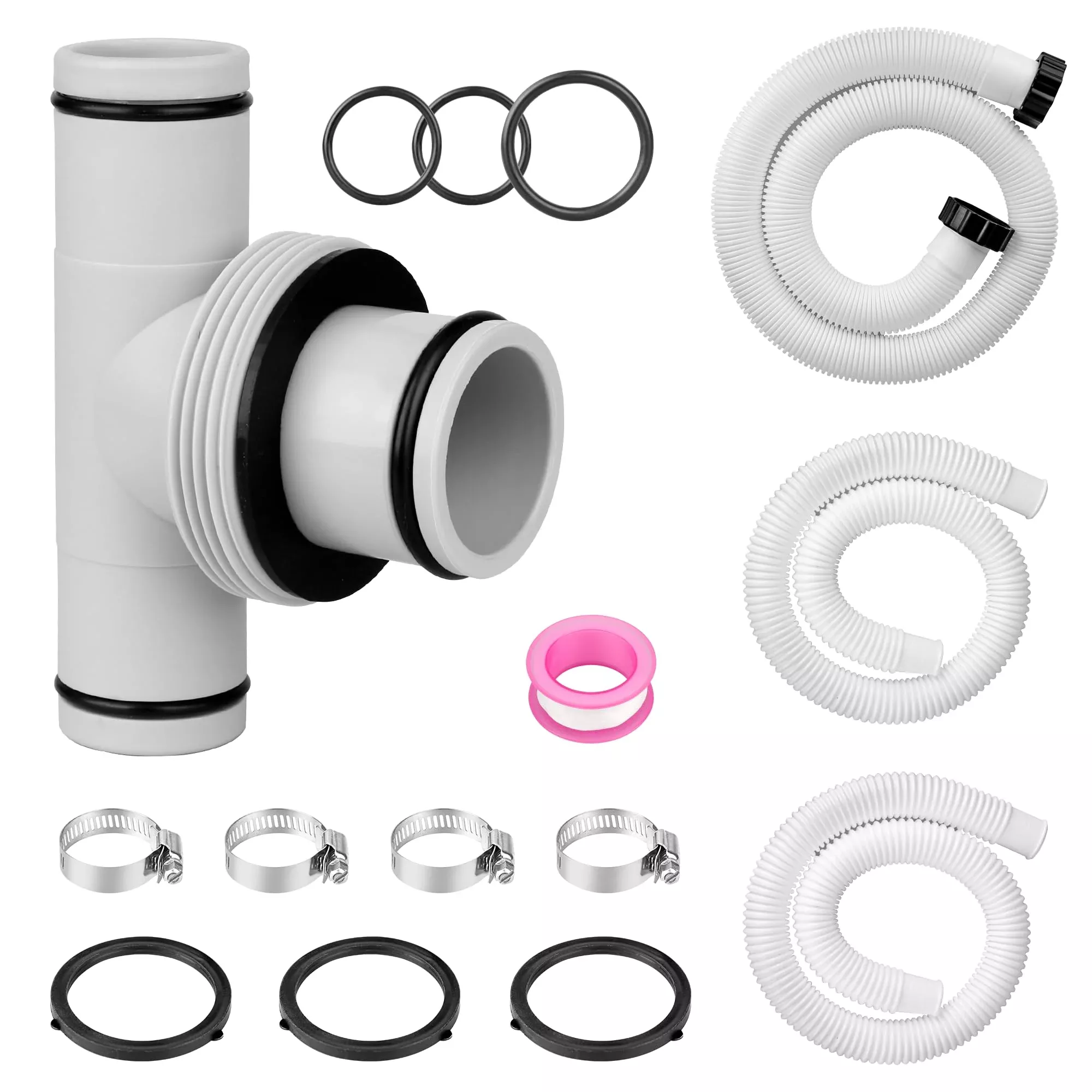 Pool Hose T-Joint Connector Kit - 1.5