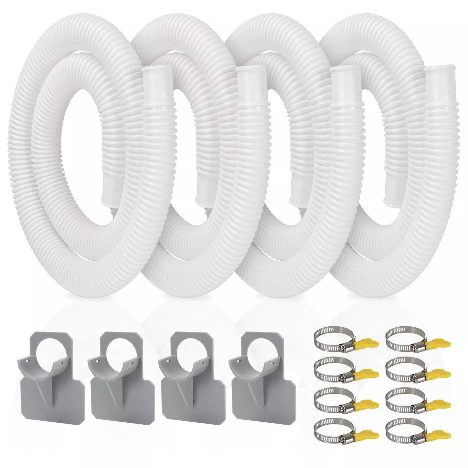 Pool Pump Hose for Above Ground Pools, 4 Pack 1.25