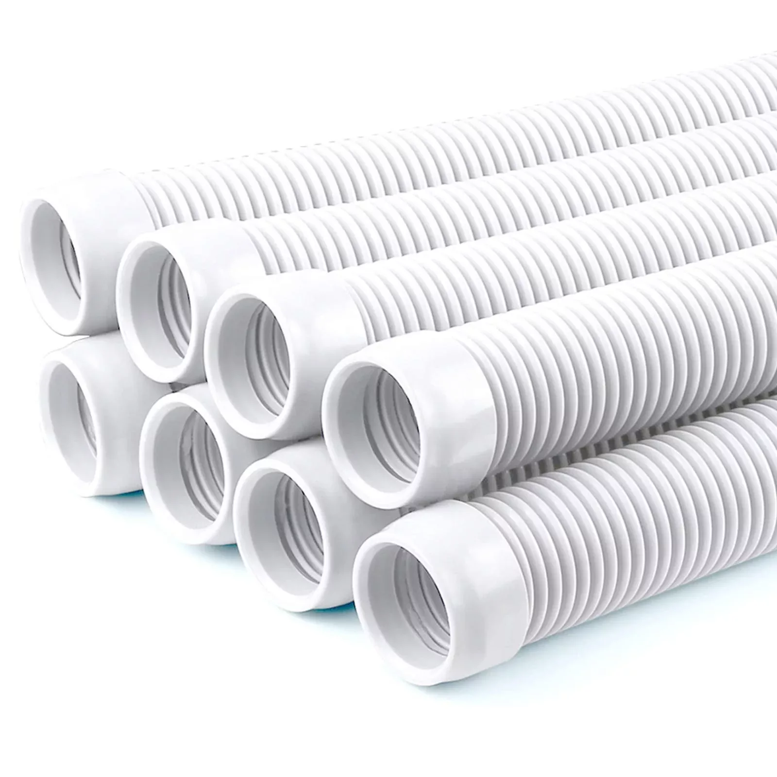 POOLWHALE Vacuum Hose /Replacement Pool Hose -1.5” 8 Hoses for Pool,Spa