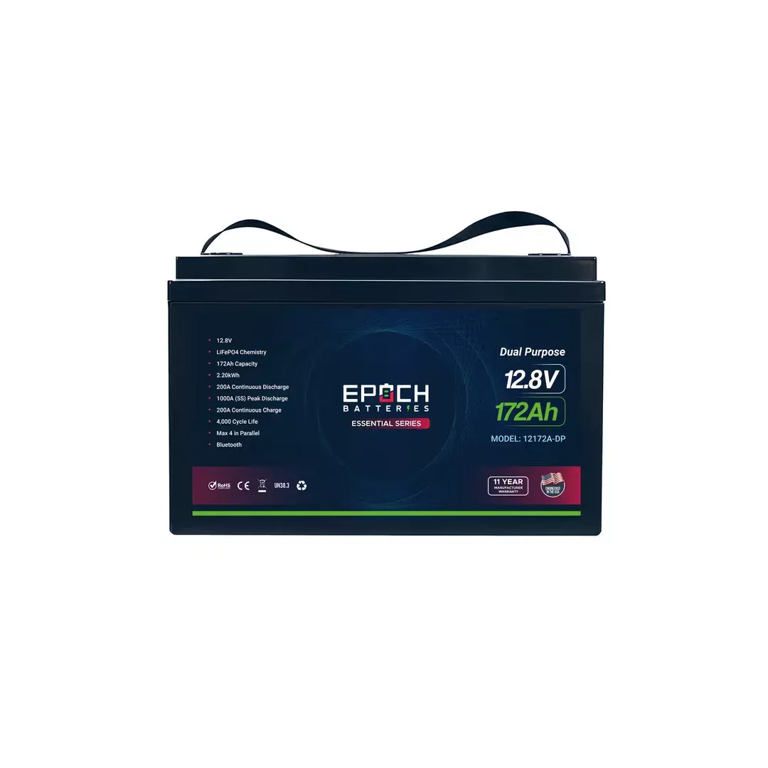 (PRE-ORDER) 12V 172Ah (2.20kWh) Dual Purpose Essential Series - Group 31 LiFePO4 Battery - ETA APR 30