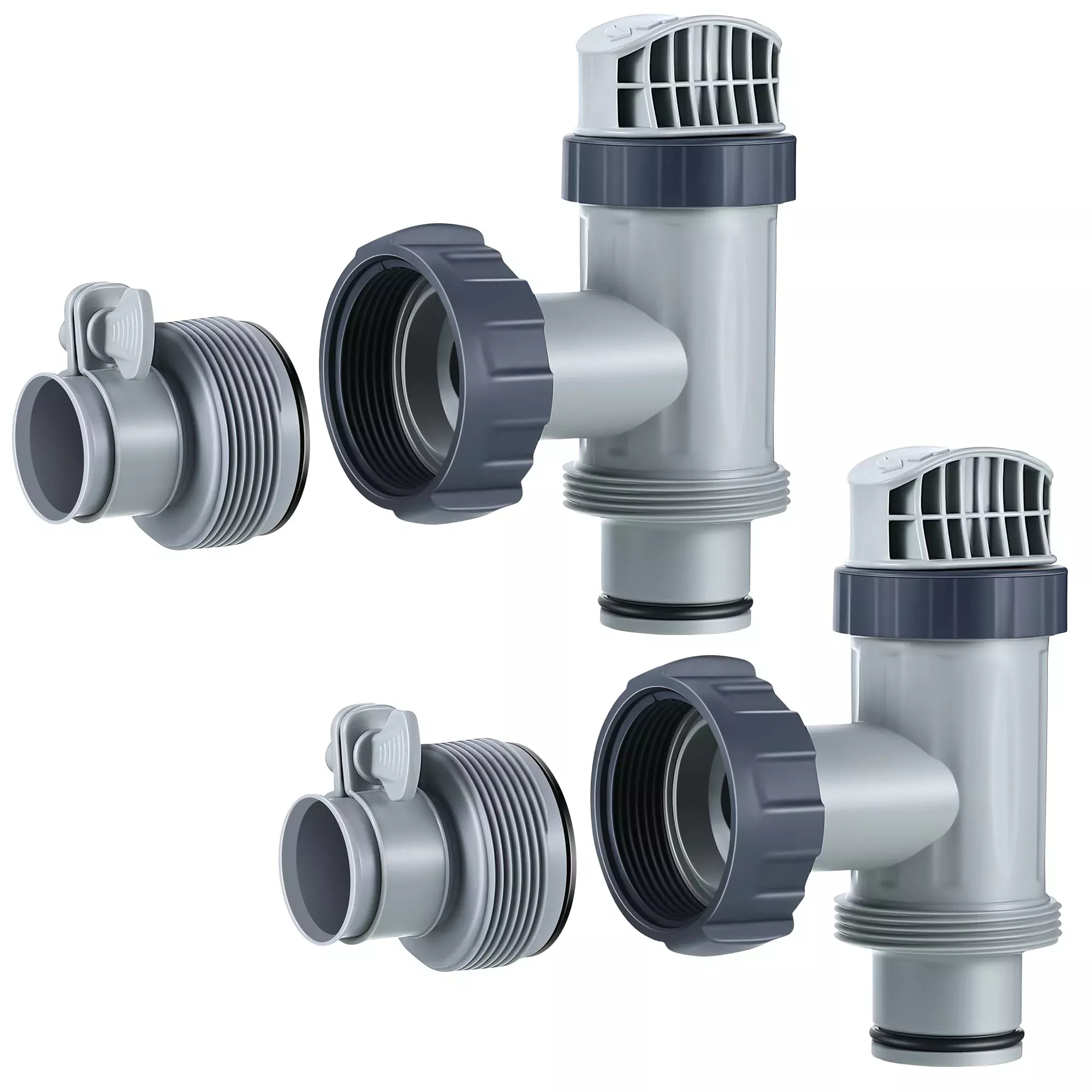 Saillong 2 Pcs Pool Plunger Valve and 1.25