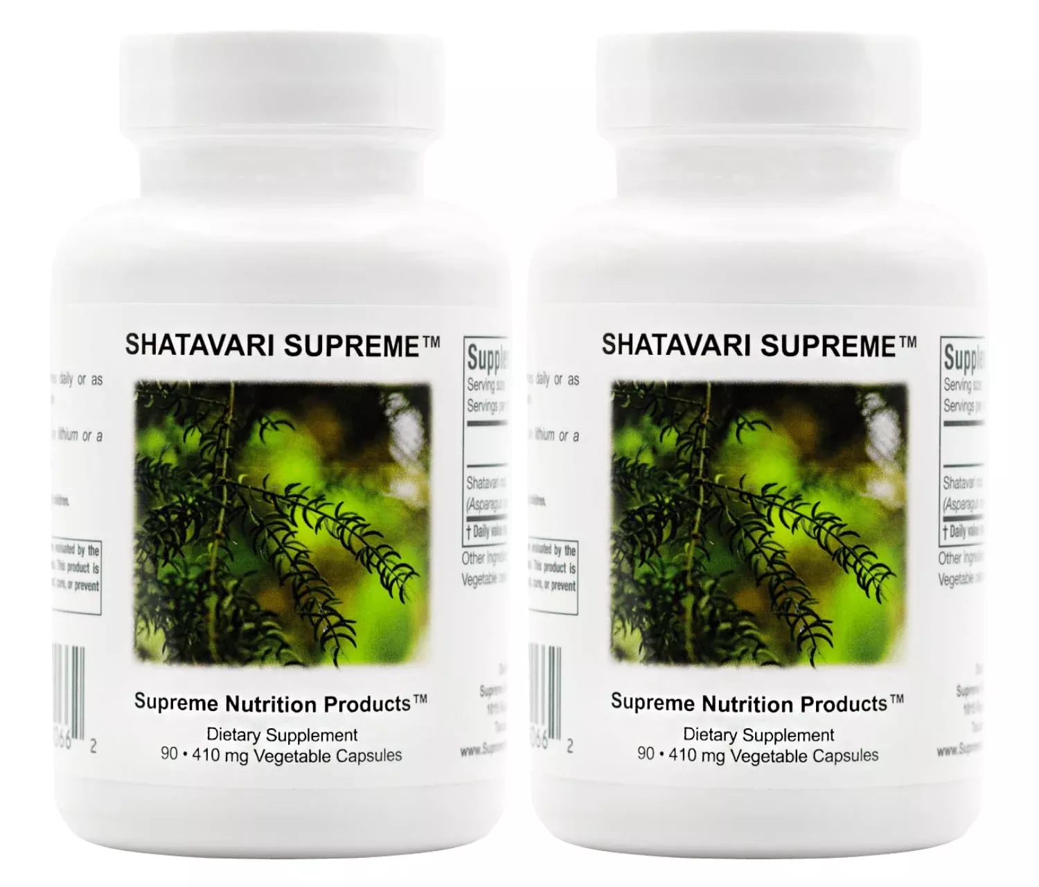 Supreme Nutrition Shatavari Supreme, 90 Pure Shatavari Root Vegetarian Capsules (Pack of 2)