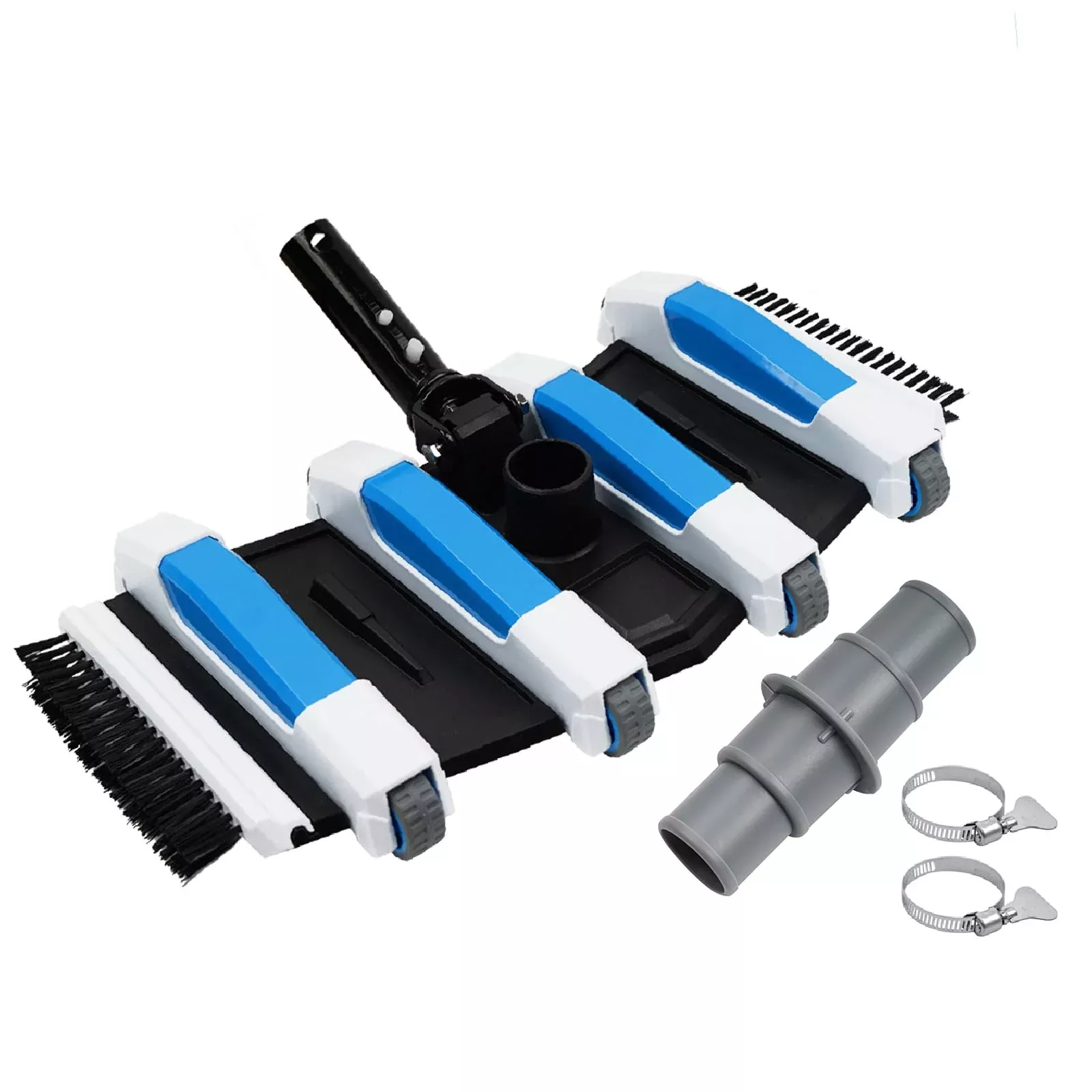 TidyMister 4LB Professional Pool Vacuum Heads with Hose Adapter Connector 1-1 /4