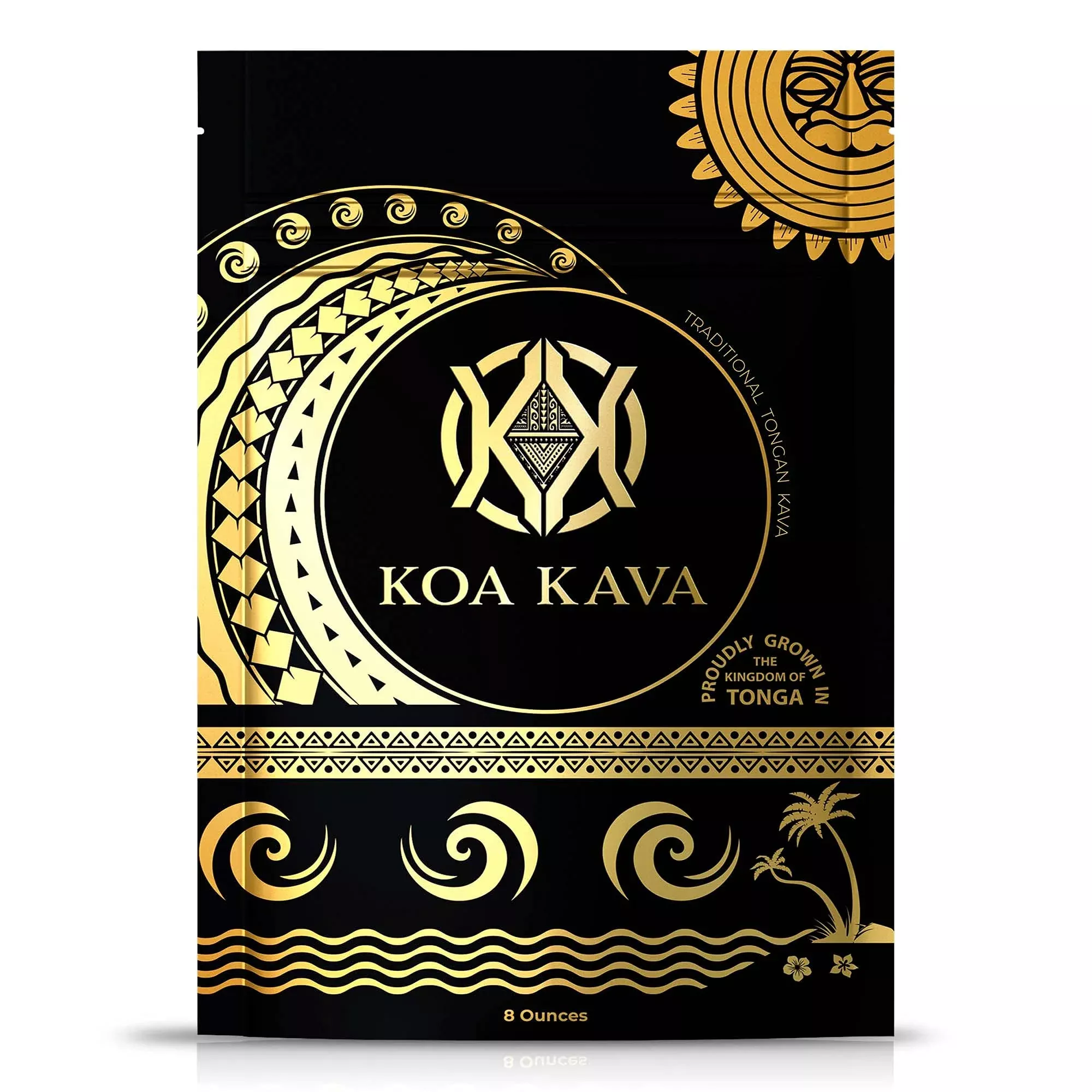 Tongan Kava Kava Root Powder – Noble Pouni ONO Kava Tea Drink for Relaxation and Good Vibes, Source Directly from Vava'u by Koa Kava, 8 Oz.
