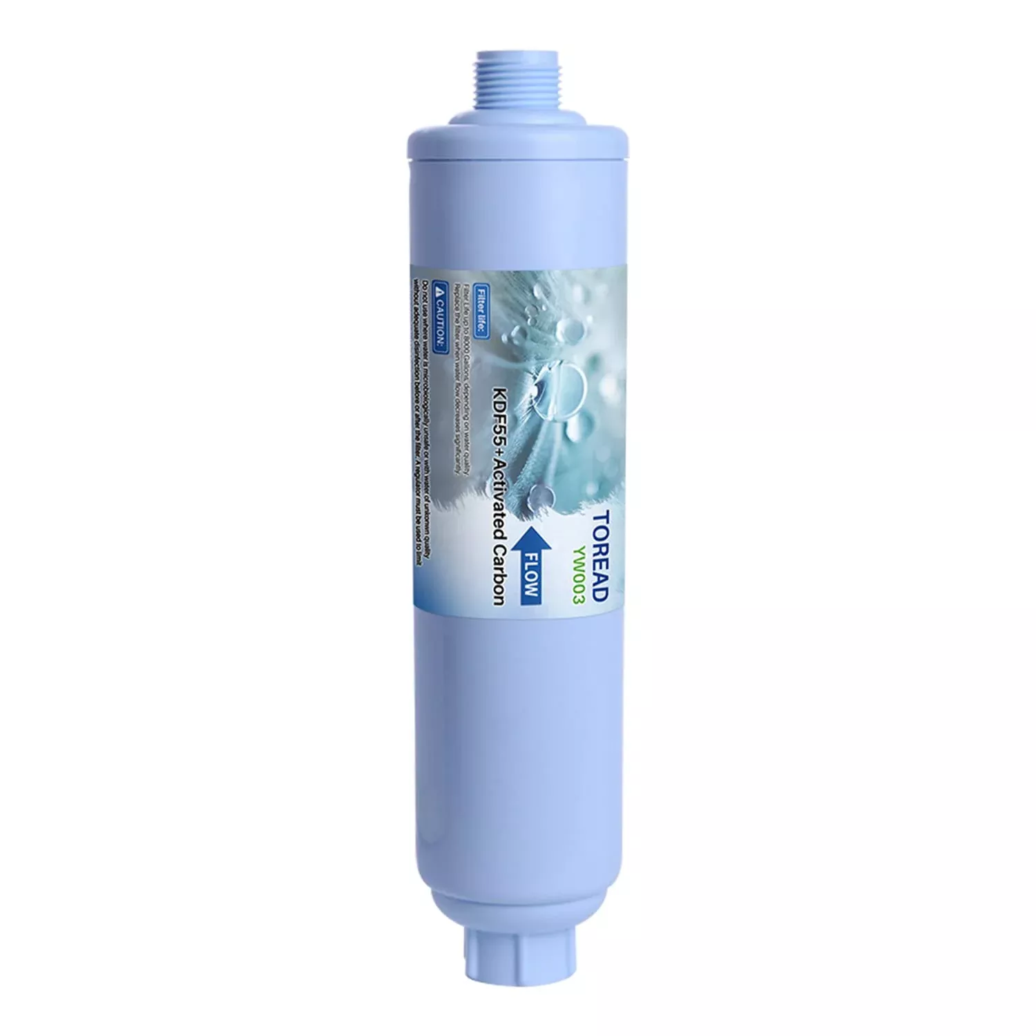 TOREAD Garden Hose Filter for Filling Hot Tub, Spa, Pool, Reduces Chlorine, Heavy Metals, Hard Water, Hose End Prefilter Fits Any Standard 3 /4