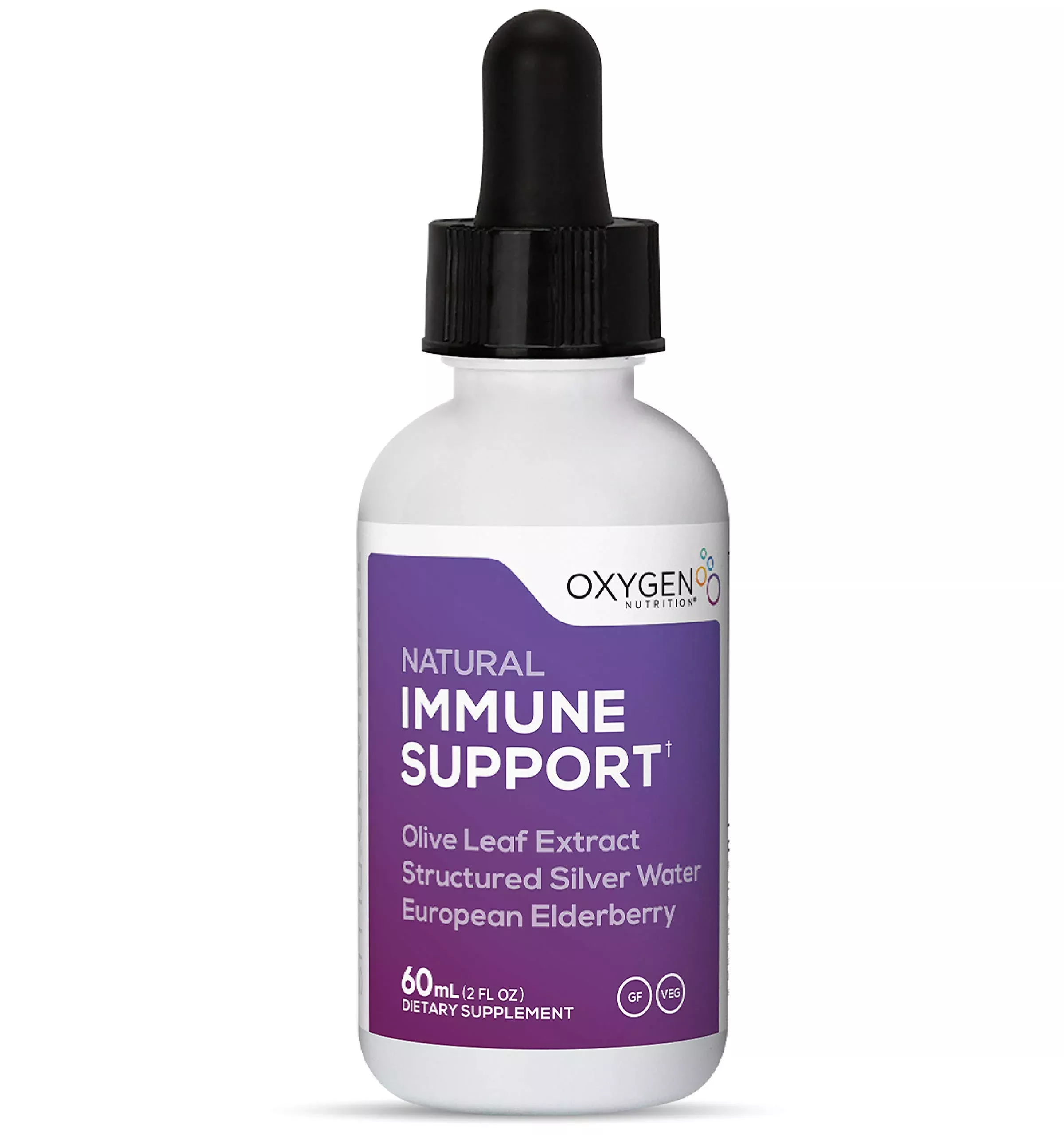 Triguard Plus Concentrate | Colloidal Silver Liquid, Sambucus Elderberry Extract & Olive Leaf Extract, 3-in-1 Liquid Immune Support | Powerful Immune System Booster | Great Taste - 2oz/ 60ml