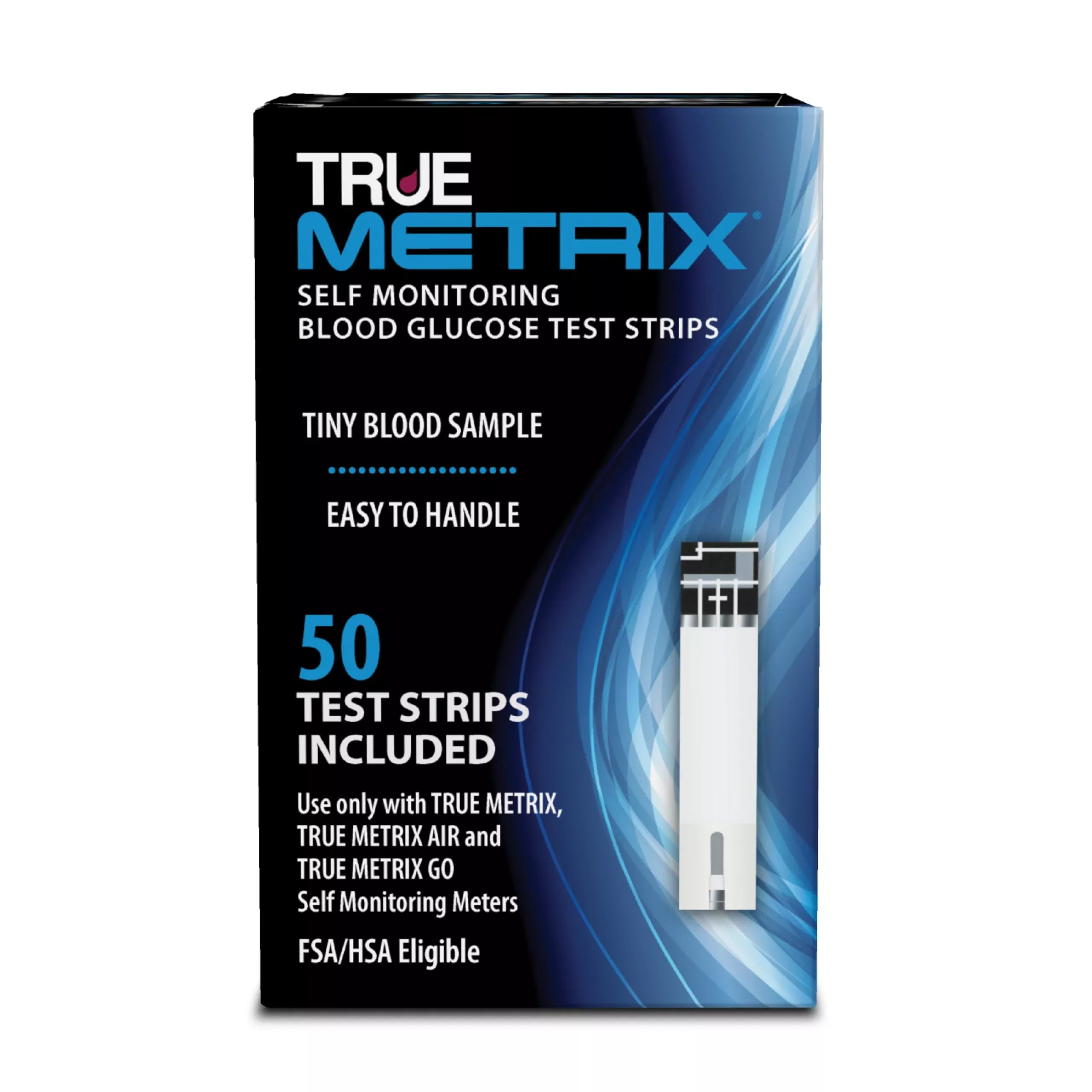 TRUE METRIX Self Monitoring Blood Glucose Test Strips, TRUE METRIX Family of Self Monitoring Blood Glucose Meters, 50 Count