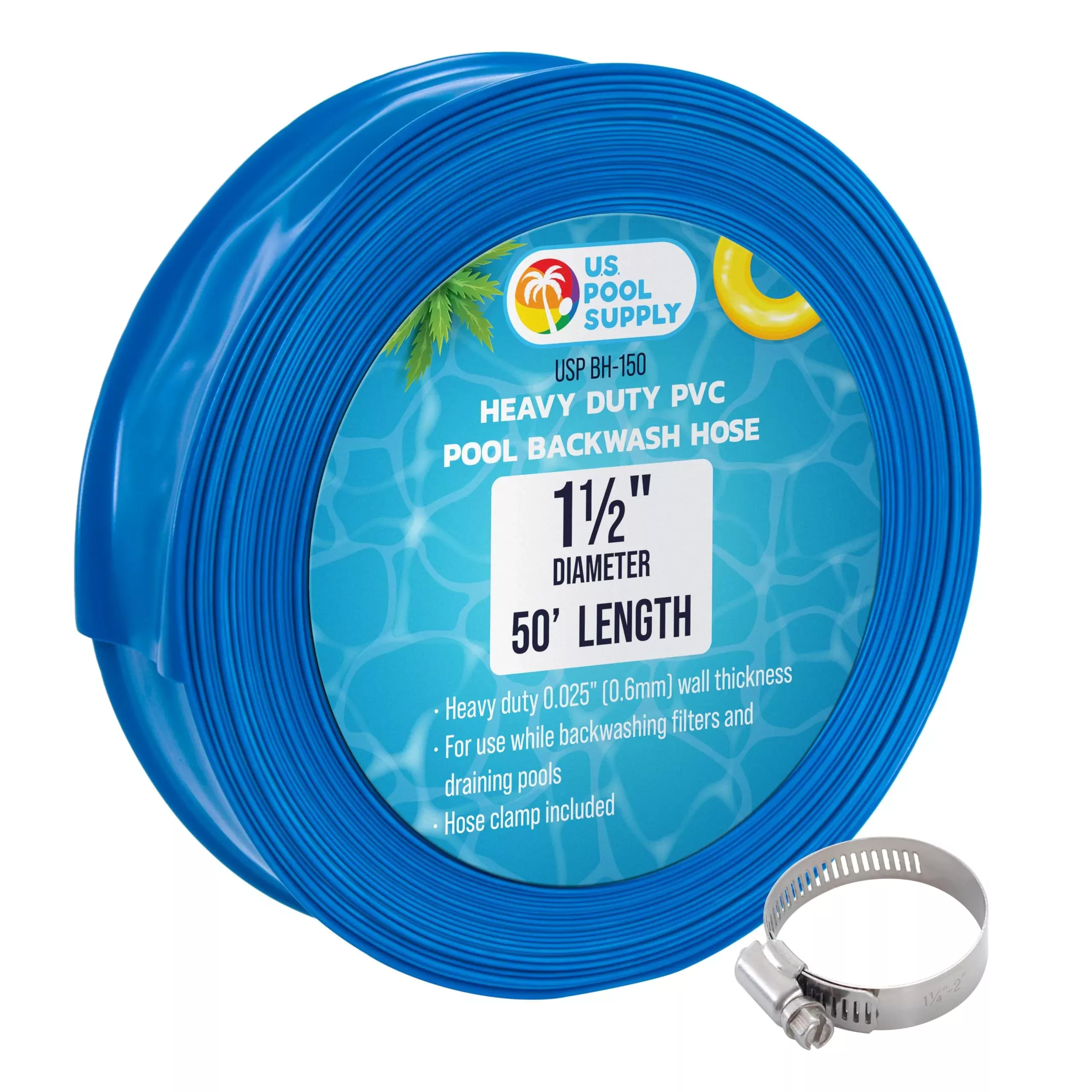 U.S. Pool Supply Pool Backwash Hose 1.5