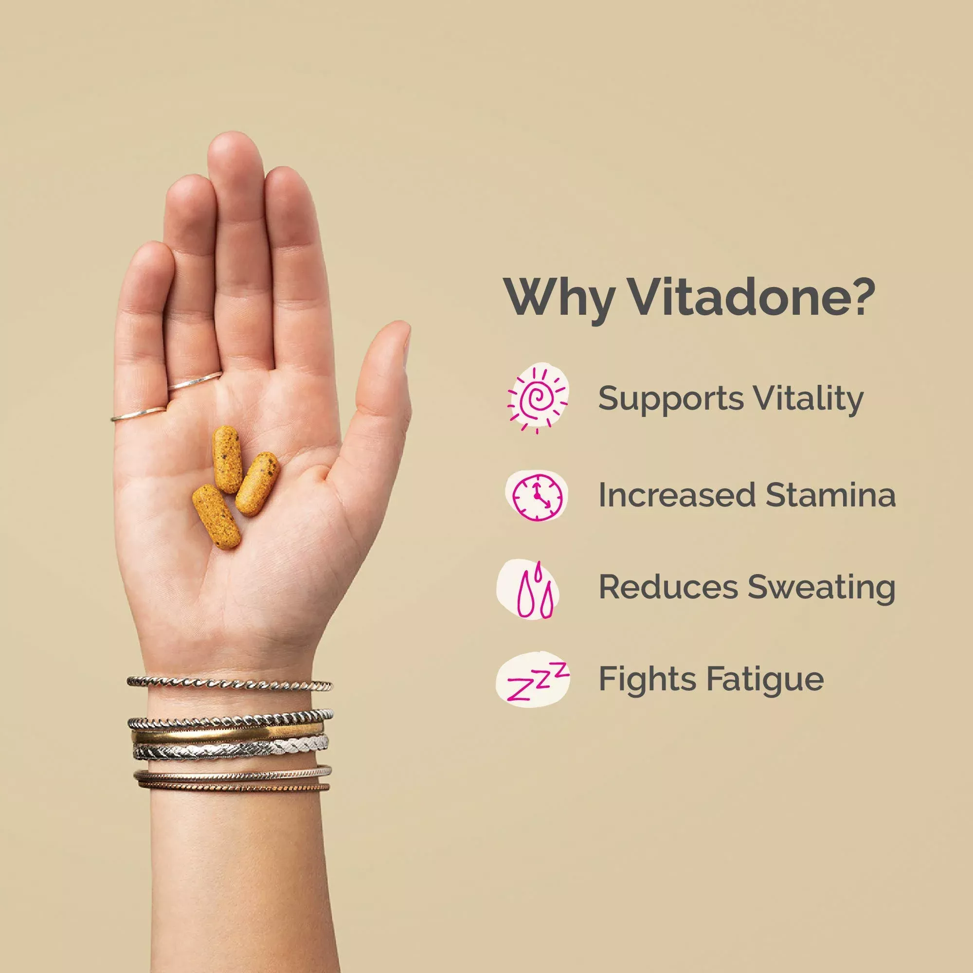 Vitadone is a Powerful Multivitamin Supplement to Fight Fatigue, Promote Regularity, Support Mood, Promote Healthy Immune Function, Support a Healthy Heart, and Help Those with History of Opioid Use