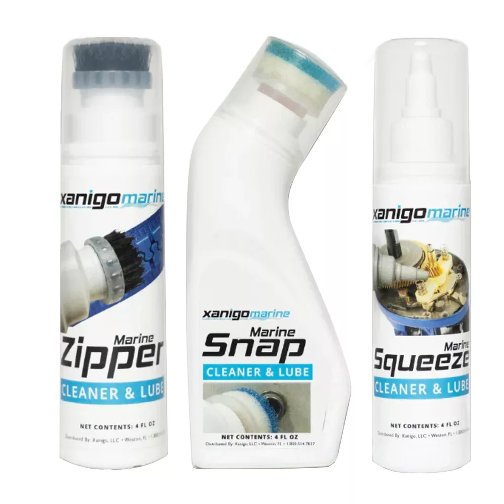 Xanigo Marine 3-Piece Marine ZipperSnap Lube Set