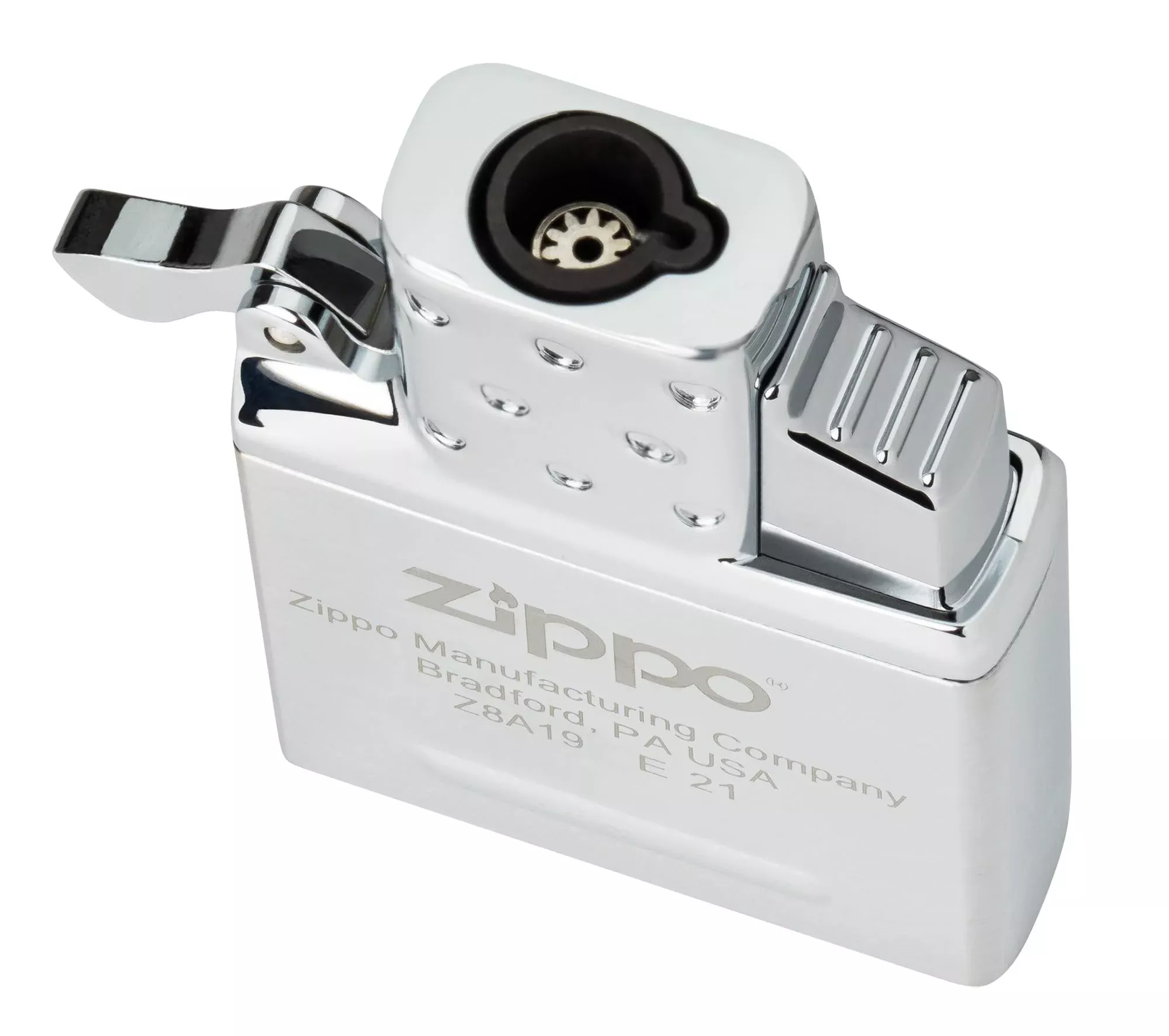Zippo 65826 Butane Lighter Insert - Single Torch, Chrome